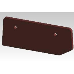 Glissière en caoutchouc