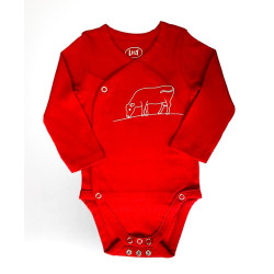 Kinder Strampler rot