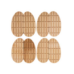 Holzklotz 130mm keilförmig...