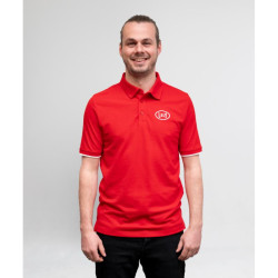 Polo homme rouge