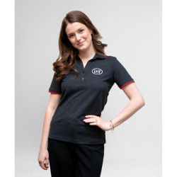 Polo pour femme gris mélangé